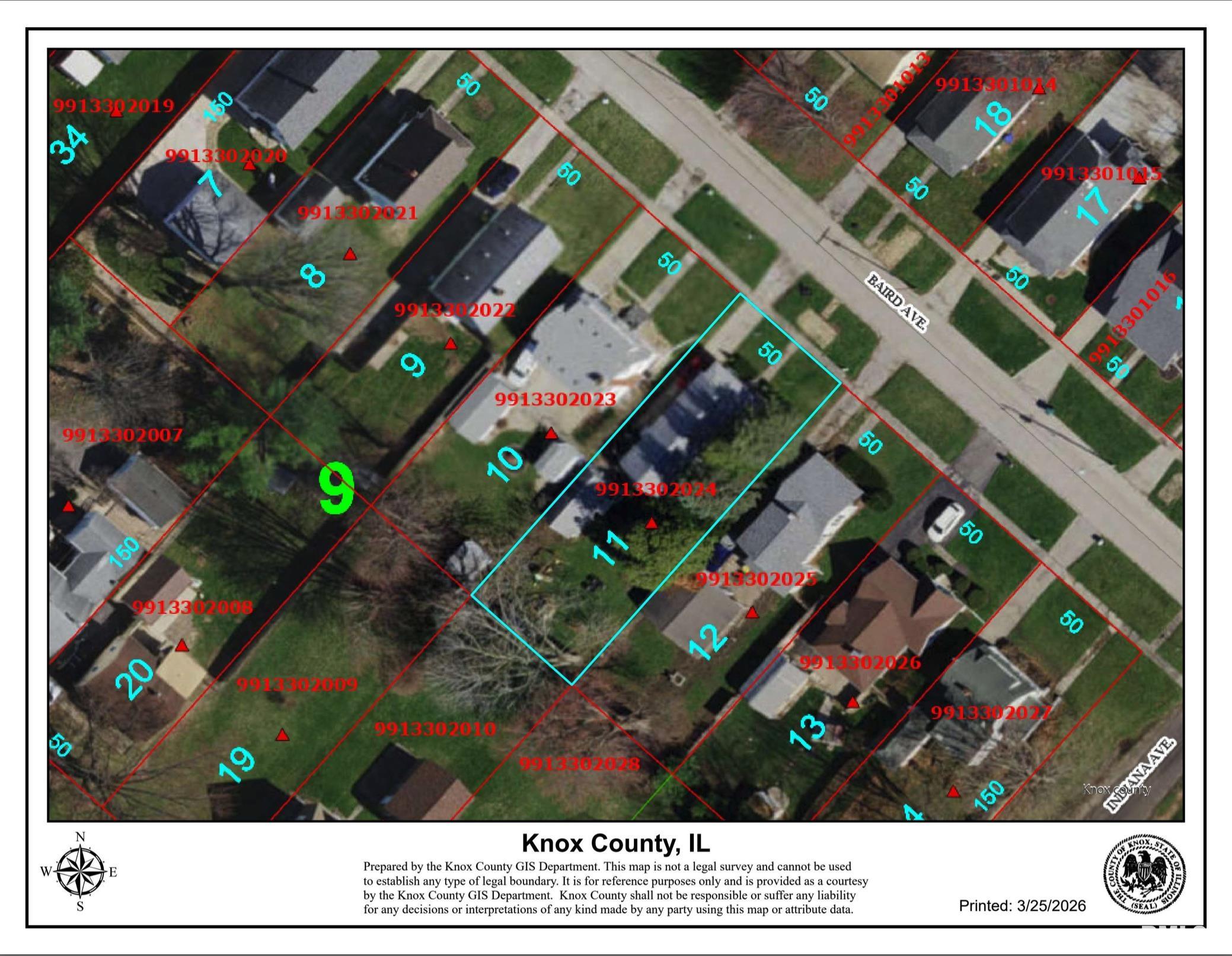 1742 BAIRD Avenue Galesburg IL